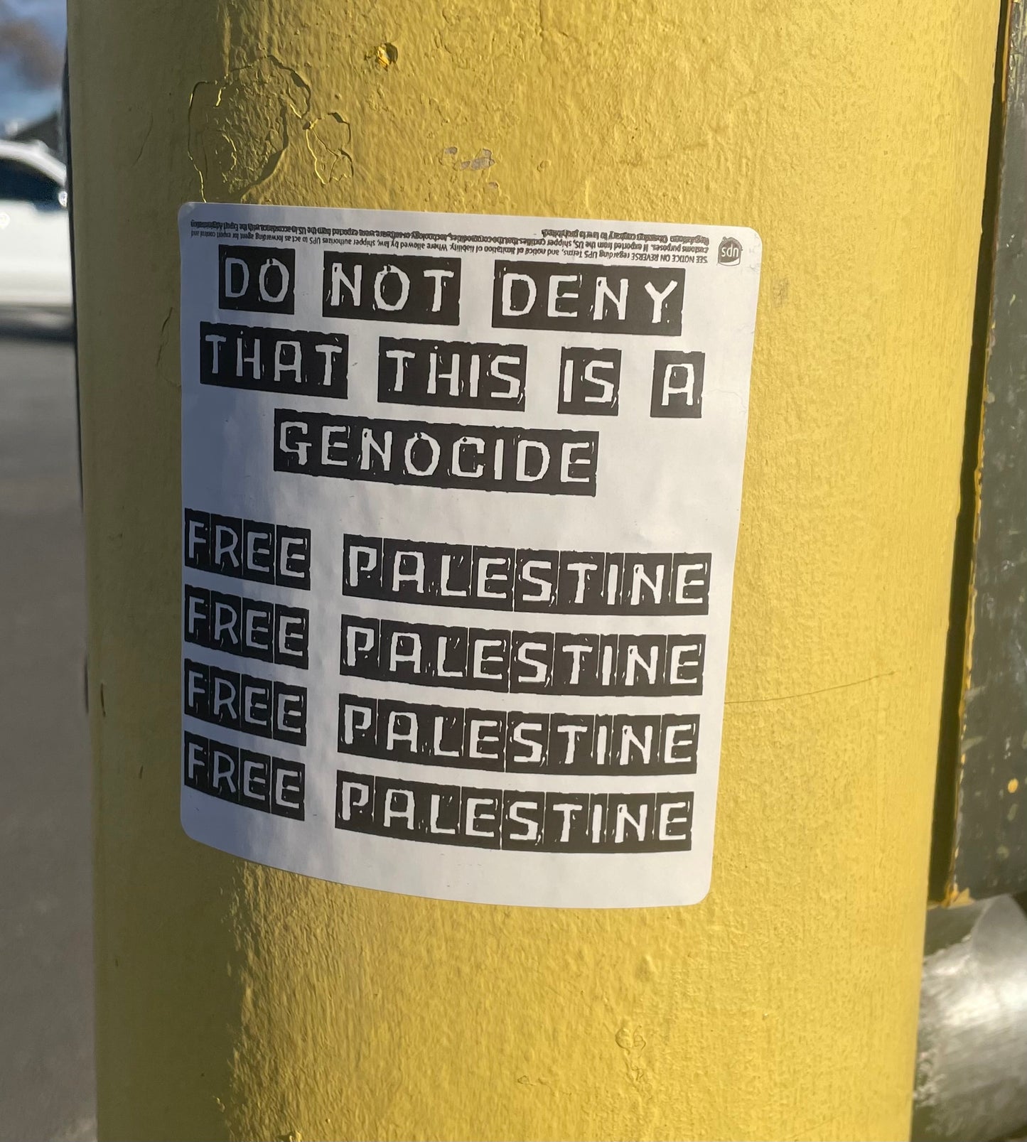 DO NOT DENY | Free Thermal Sticker