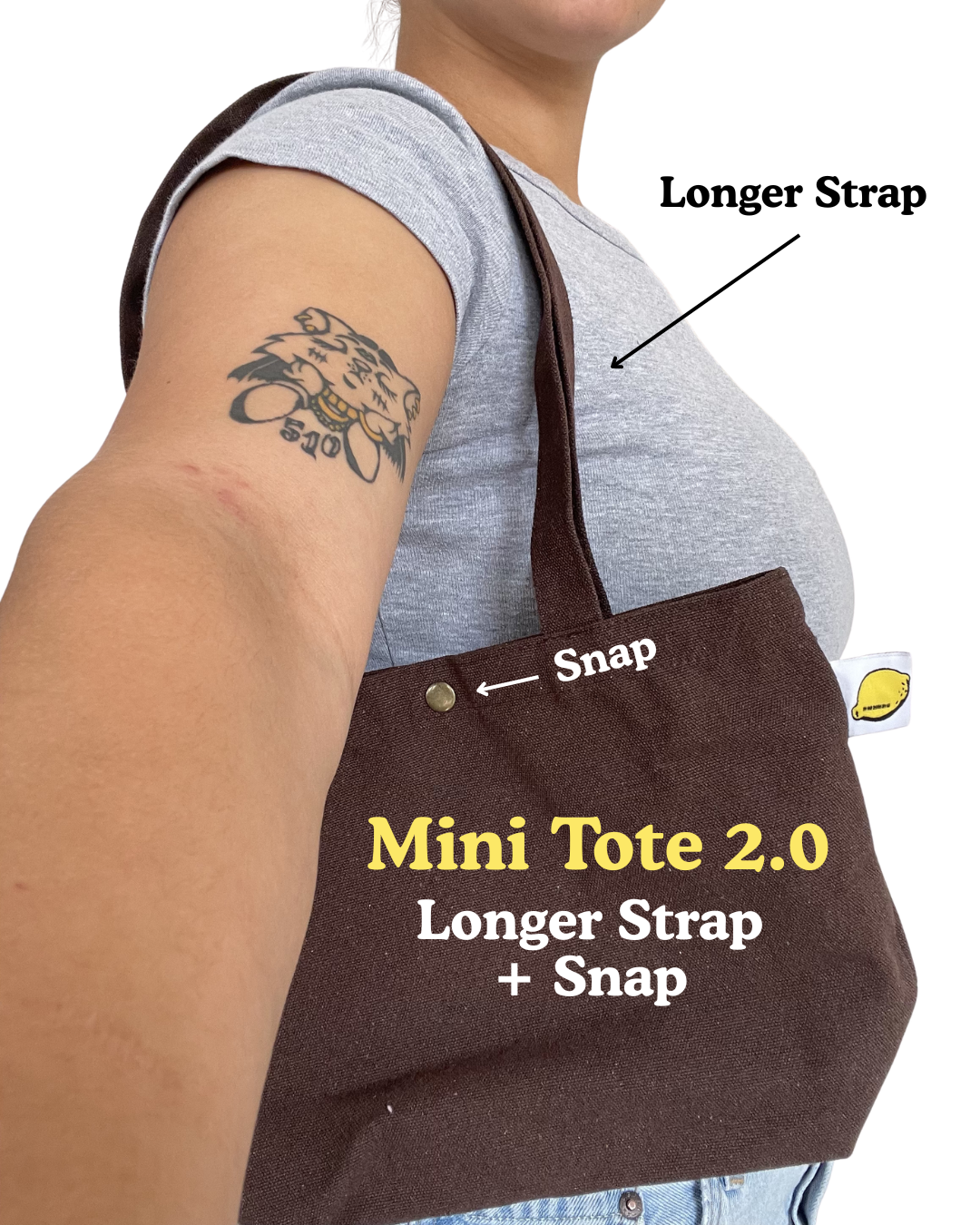 HK Made In The Yay | Mini Brown Tote