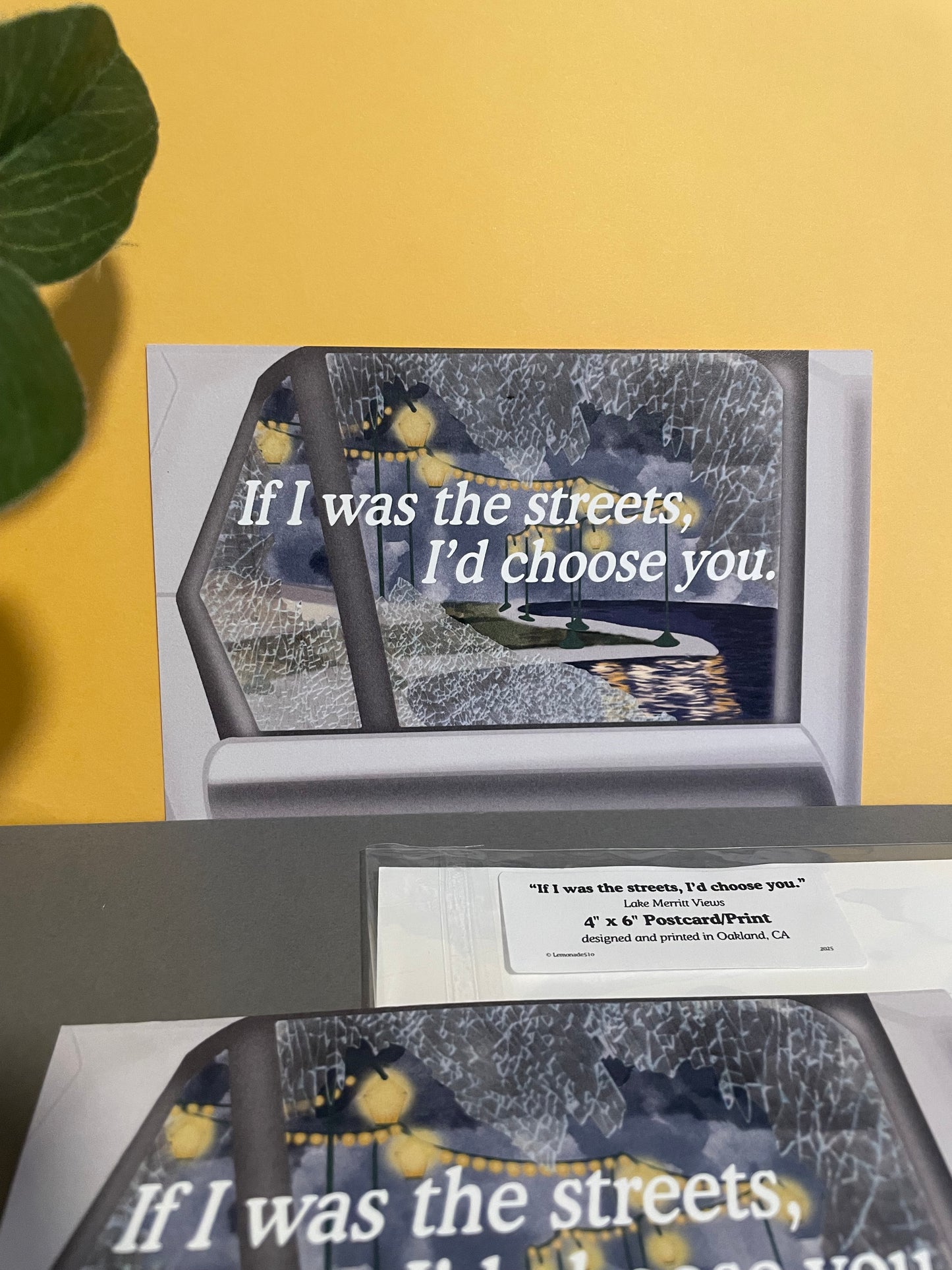 If I was the Streets, I'd Choose you - Lake Merritt Views| Postcard