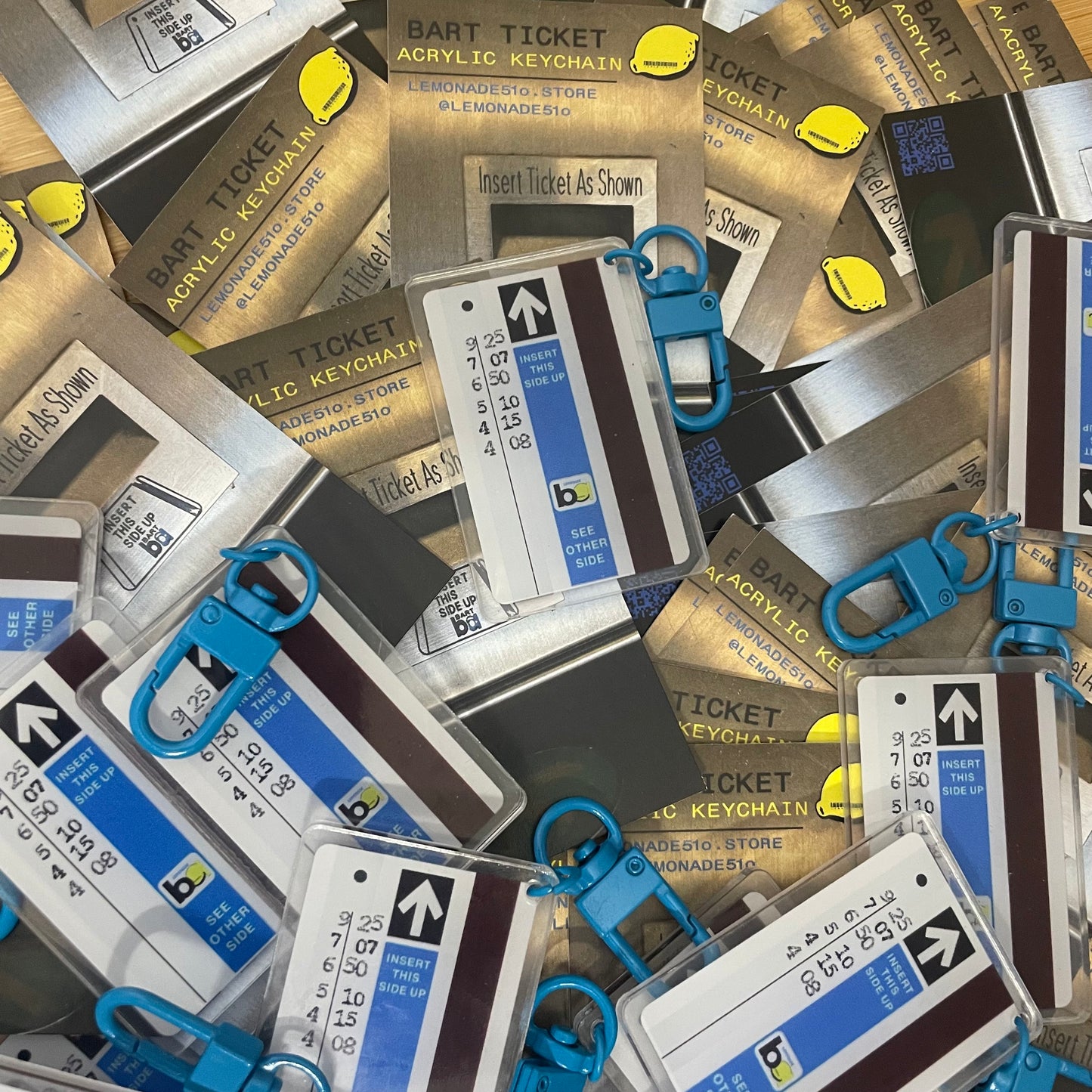 BART Paper Ticket | Key Chain