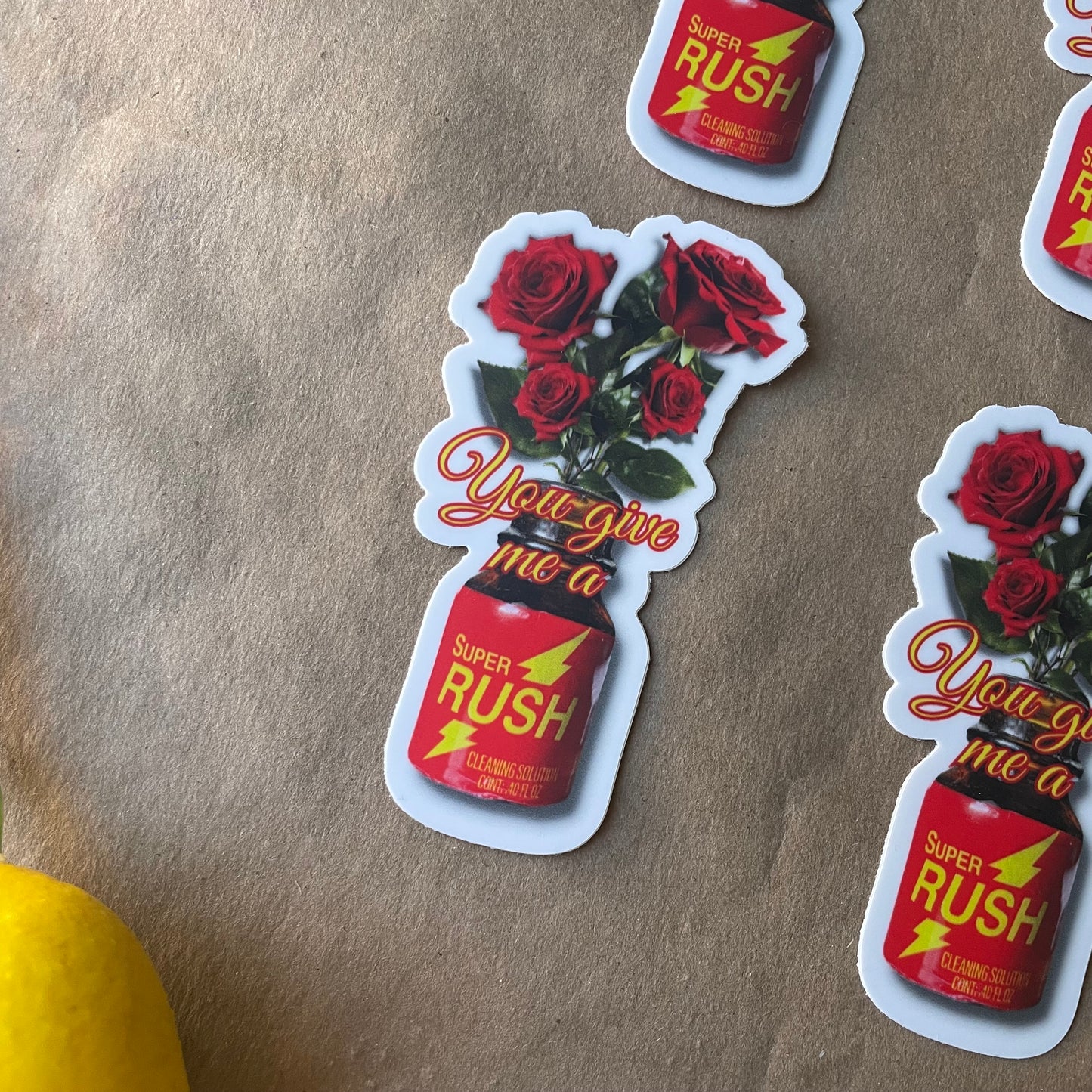 You Give Me A Super Rush | Sticker