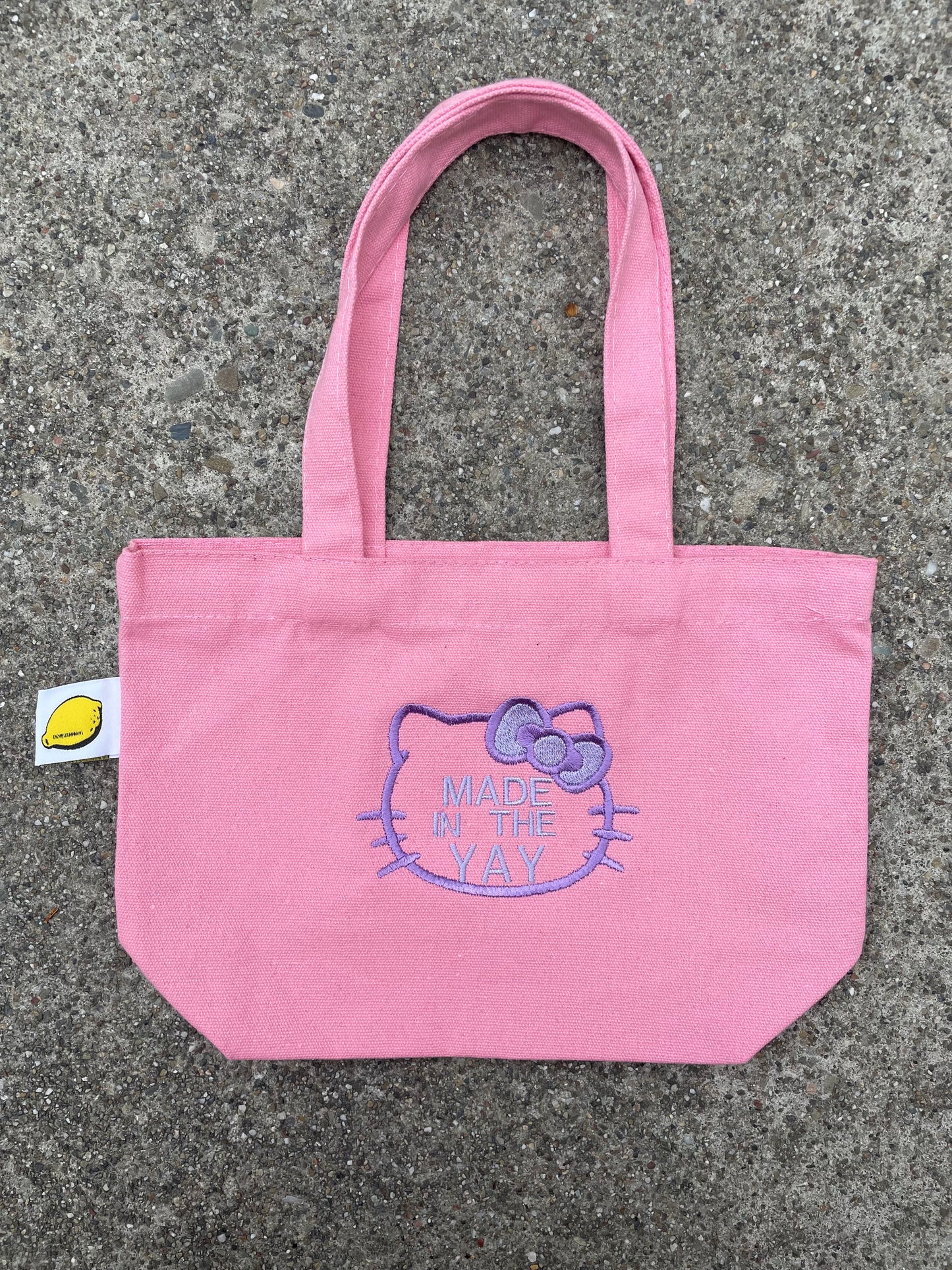 HK Made In The Yay Mini Pink Tote (Purple Tones)