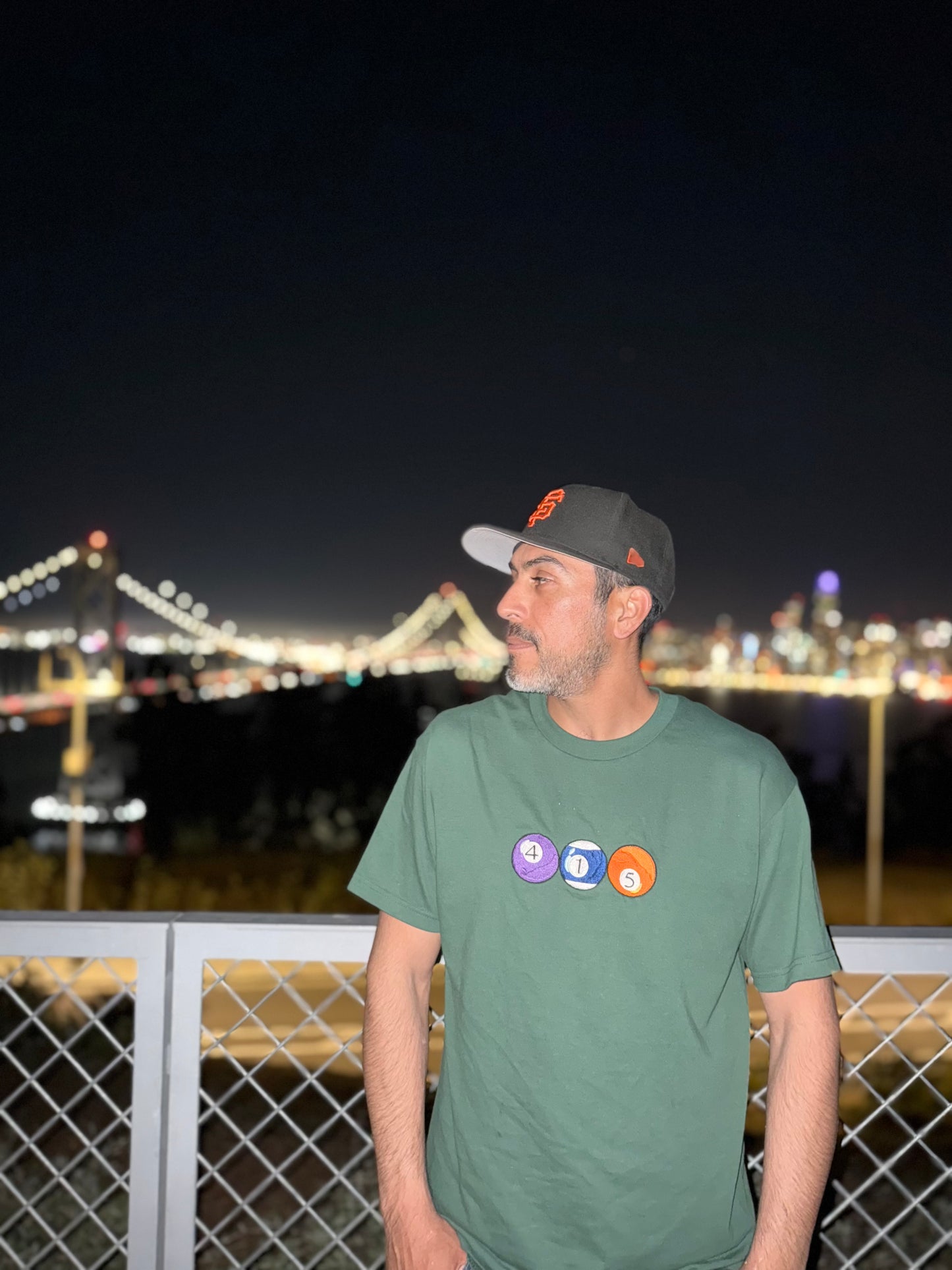415 Pool Balls | Green Unisex T-Shirt