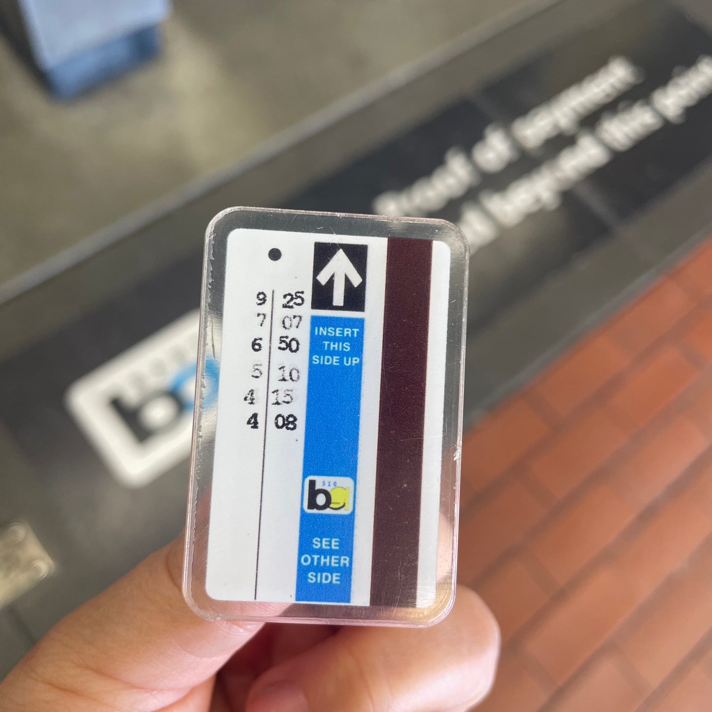 BART Paper Ticket | Acrylic Pin