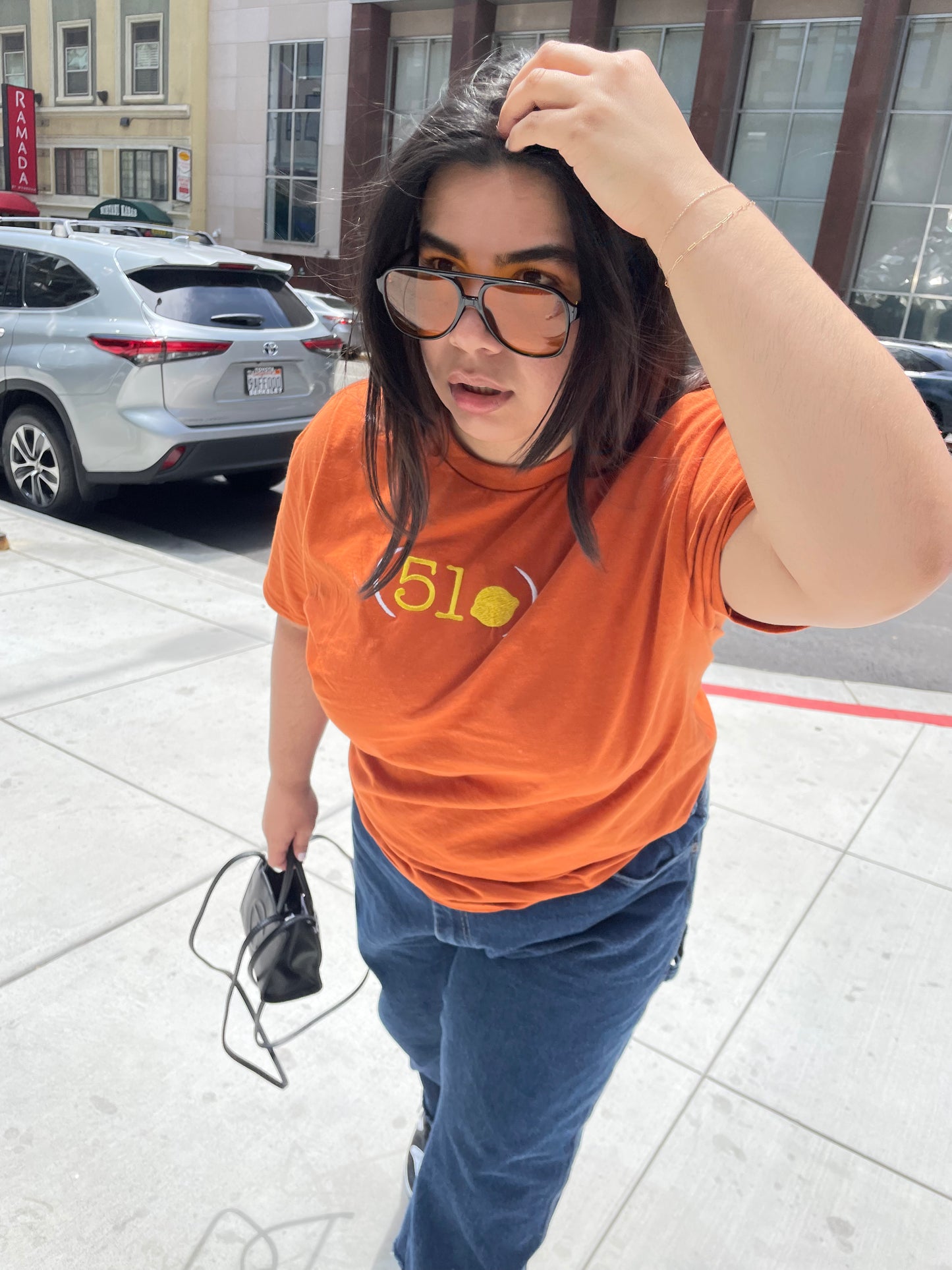 (51🍋) Texas Orange Shirt