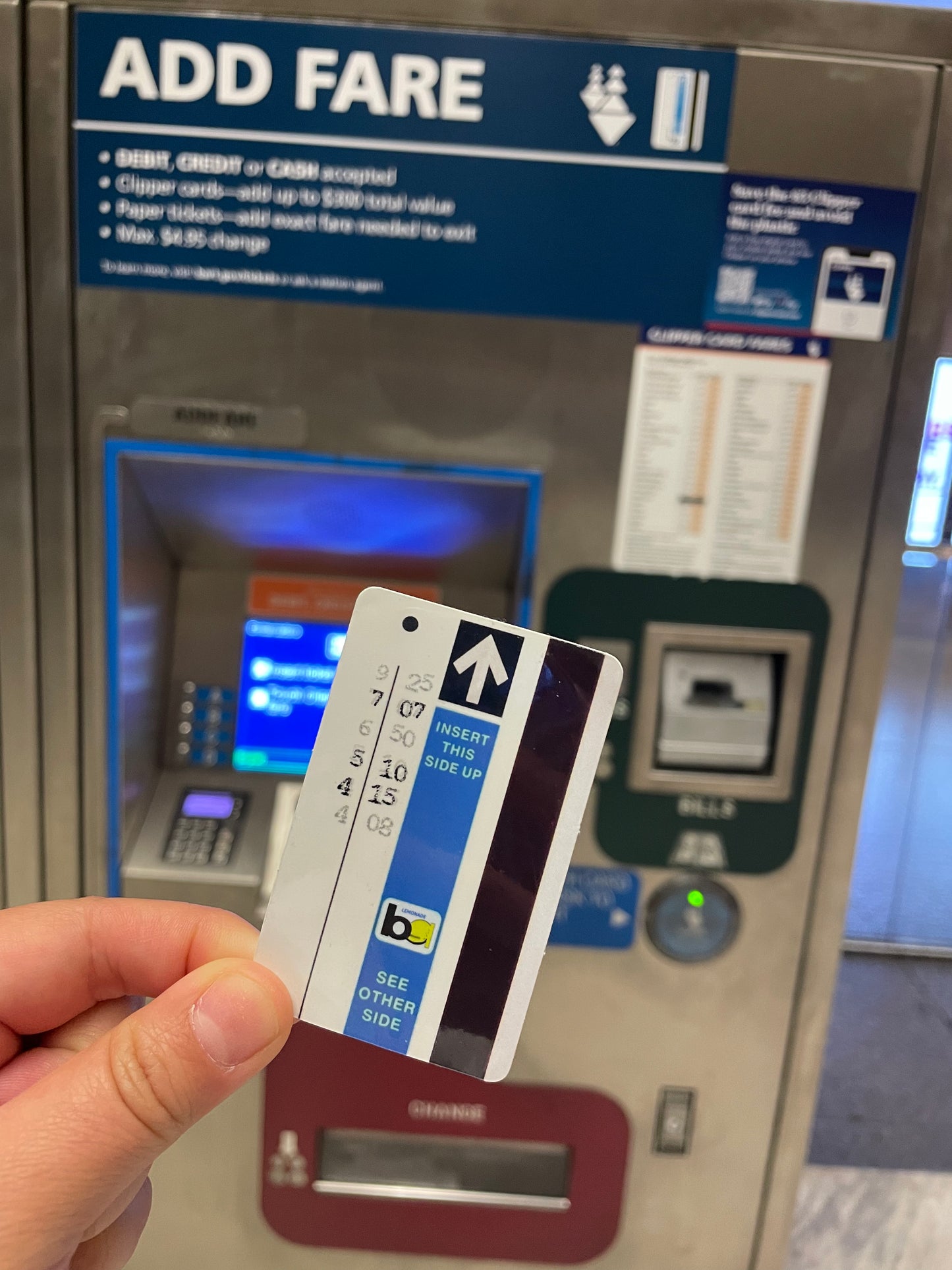 BART Paper Ticket | Sticker