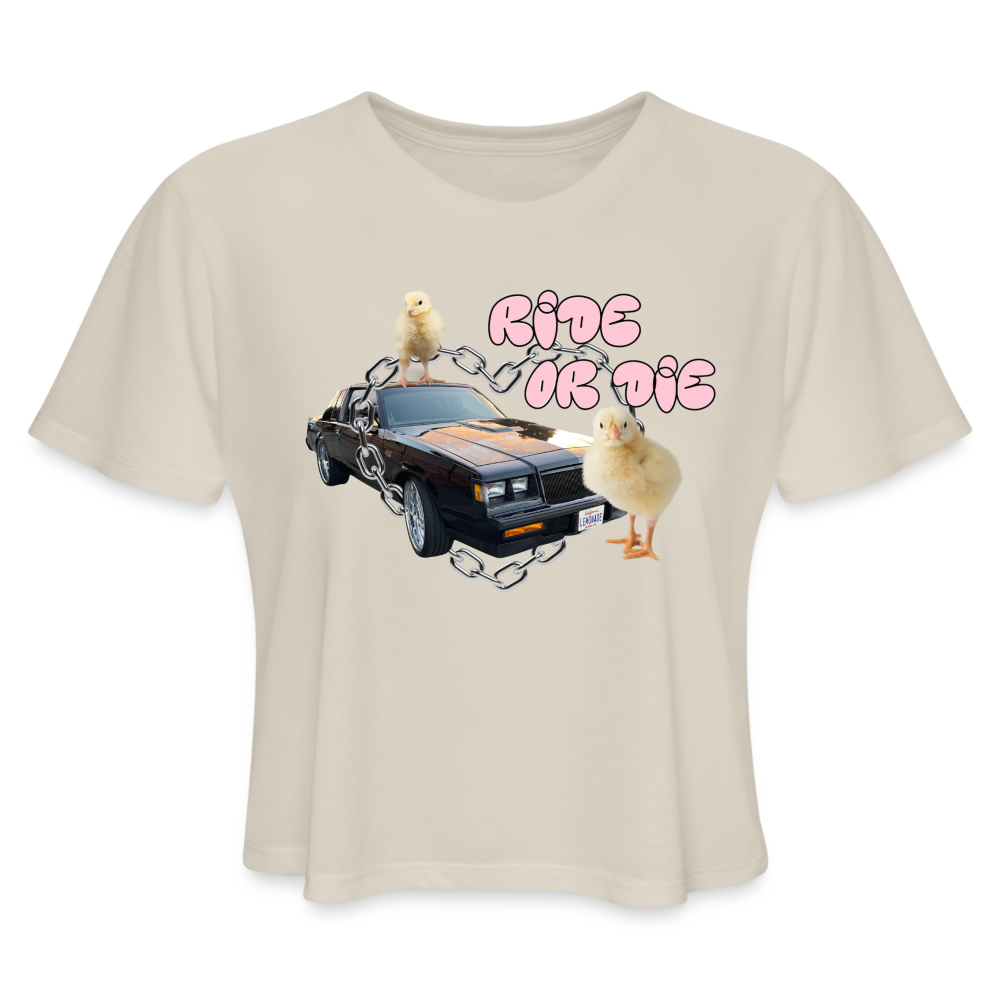 Ride or Die Cropped T - dust
