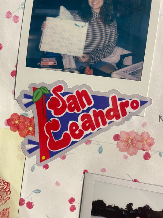 San Leandro Banner | Sticker