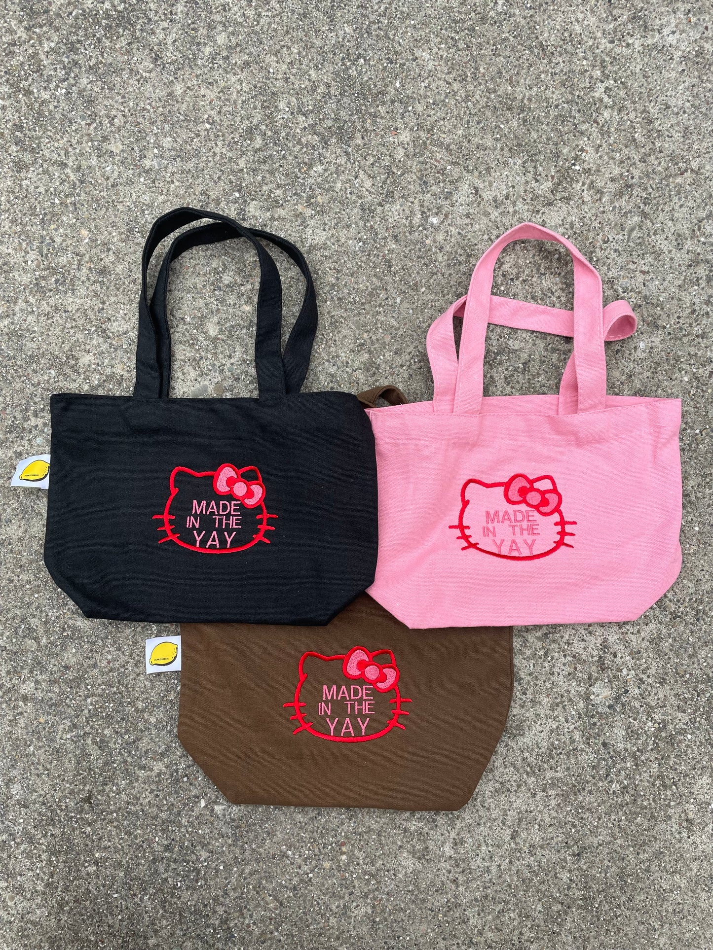 HK Made In The Yay Mini Pink Tote (Red/Pink)