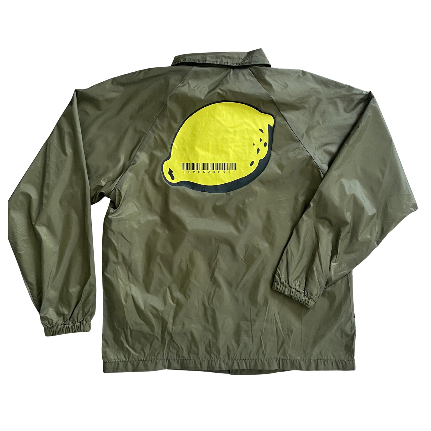 Lemonade51o Logo | Olive Green Coaches Jacket