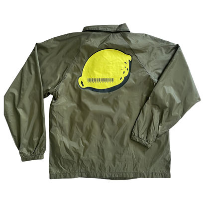 Lemonade51o Logo | Olive Green Coaches Jacket