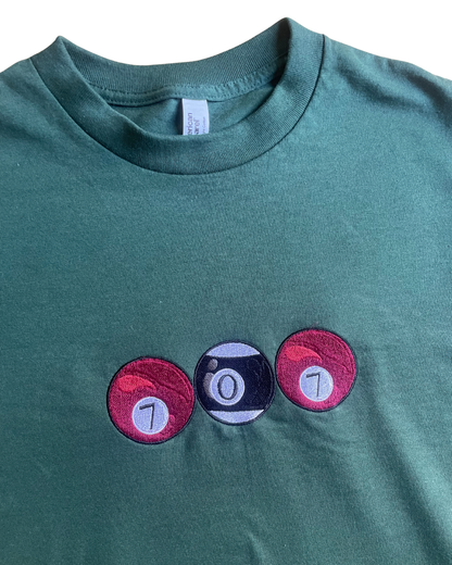 707 Pool Balls | Green Unisex Shirt