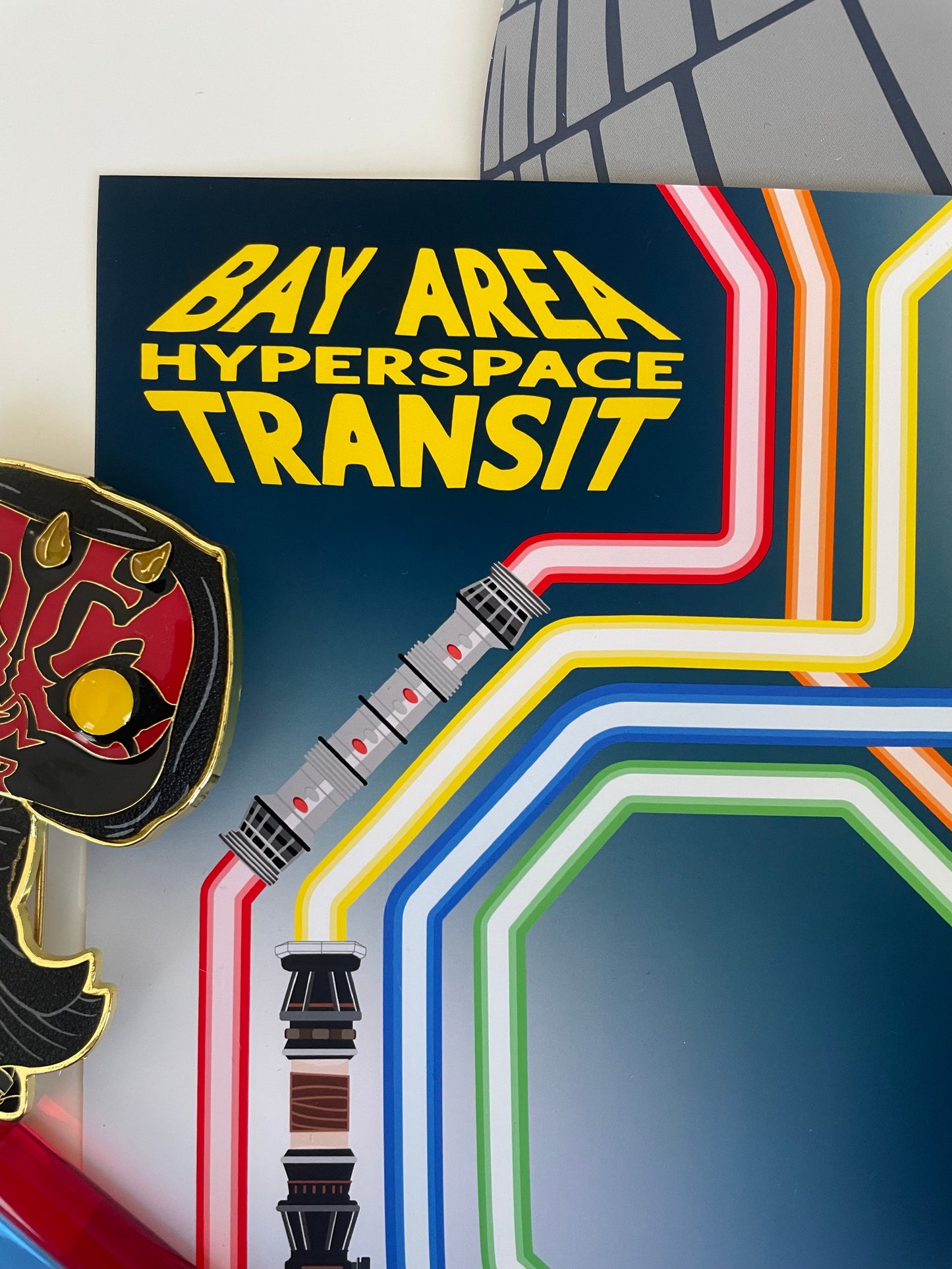 Bay Area Hyperspace Transit Map | 8" x 10 Print