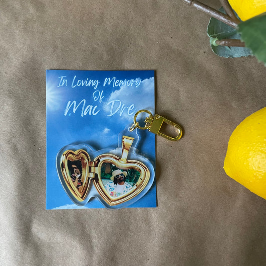 Mac Dre Heart Locket - Keychain
