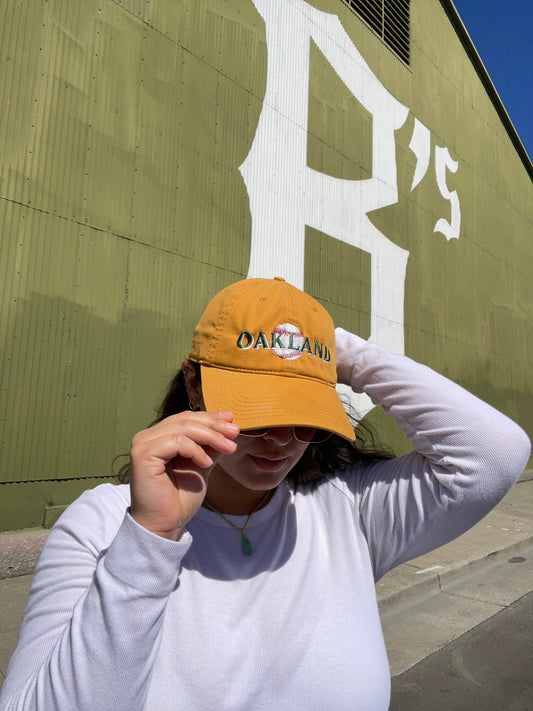 Oakland Baseball | Hat (Mustard)