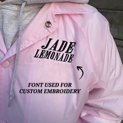 Lemonade51o Logo | Pink Coaches Jacket