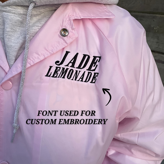 Lemonade51o Logo | Pink Coaches Jacket