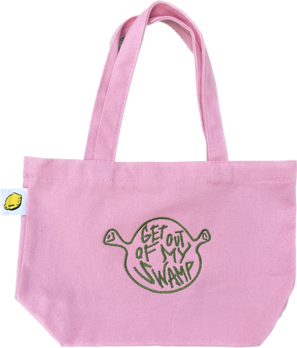 Get Out Of My Swamp | Mini Pink Tote