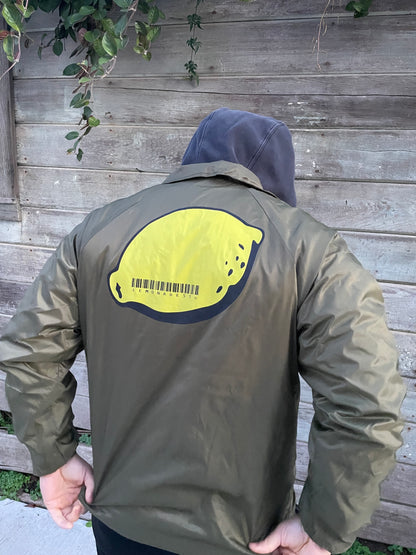 Lemonade51o Logo | Olive Green Coaches Jacket