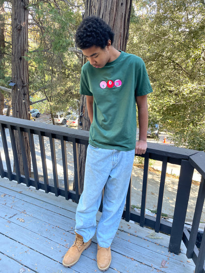 510 Pool Balls | Cherry Tones Green Unisex T-Shirt