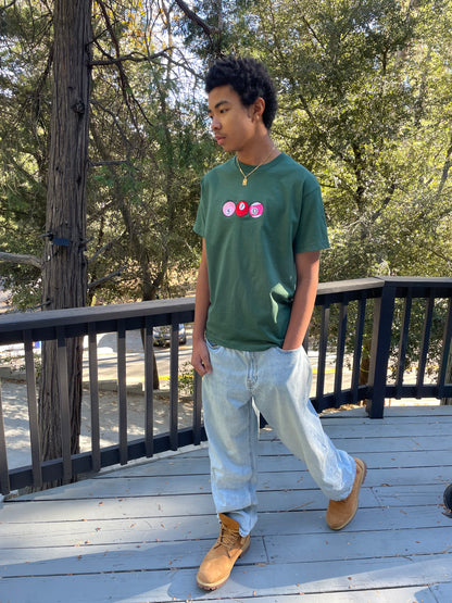 510 Pool Balls | Cherry Tones Green Unisex T-Shirt