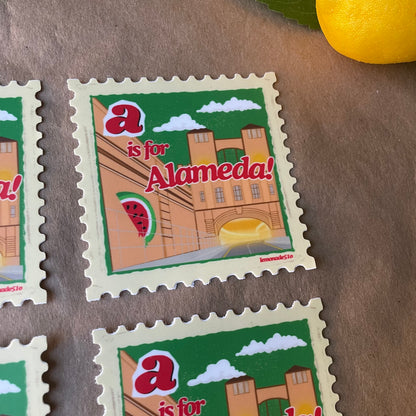 A is for Alameda | Sticker