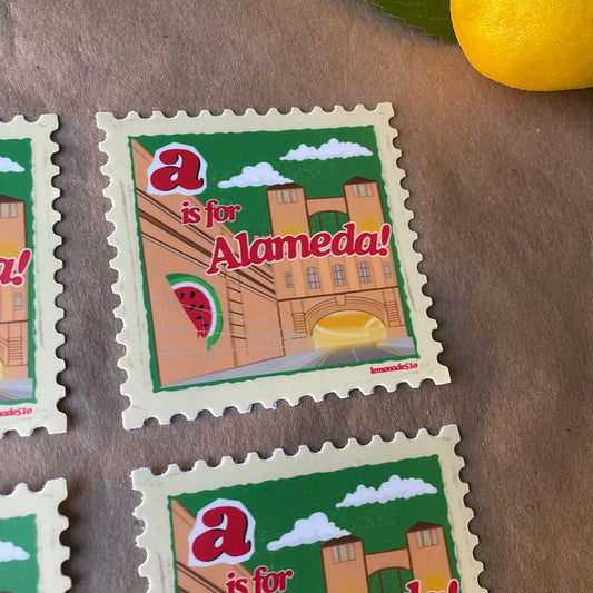 A is for Alameda | Sticker
