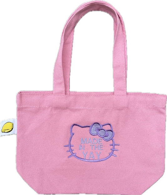 HK Made In The Yay Mini Pink Tote (Purple Tones)