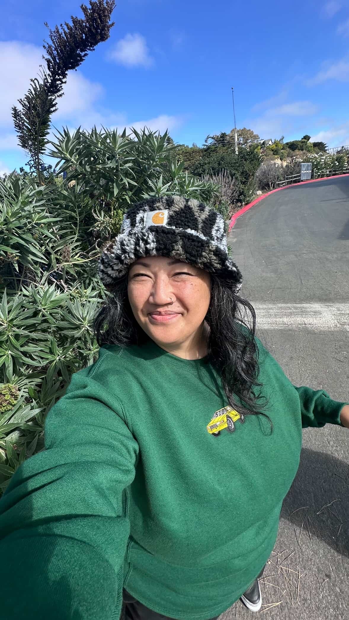 Scraper Car | Green Crewneck