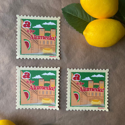 A is for Alameda | Sticker