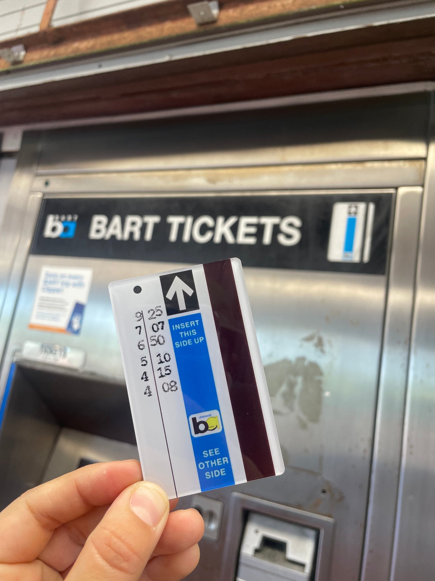 BART Paper Ticket | Magnet
