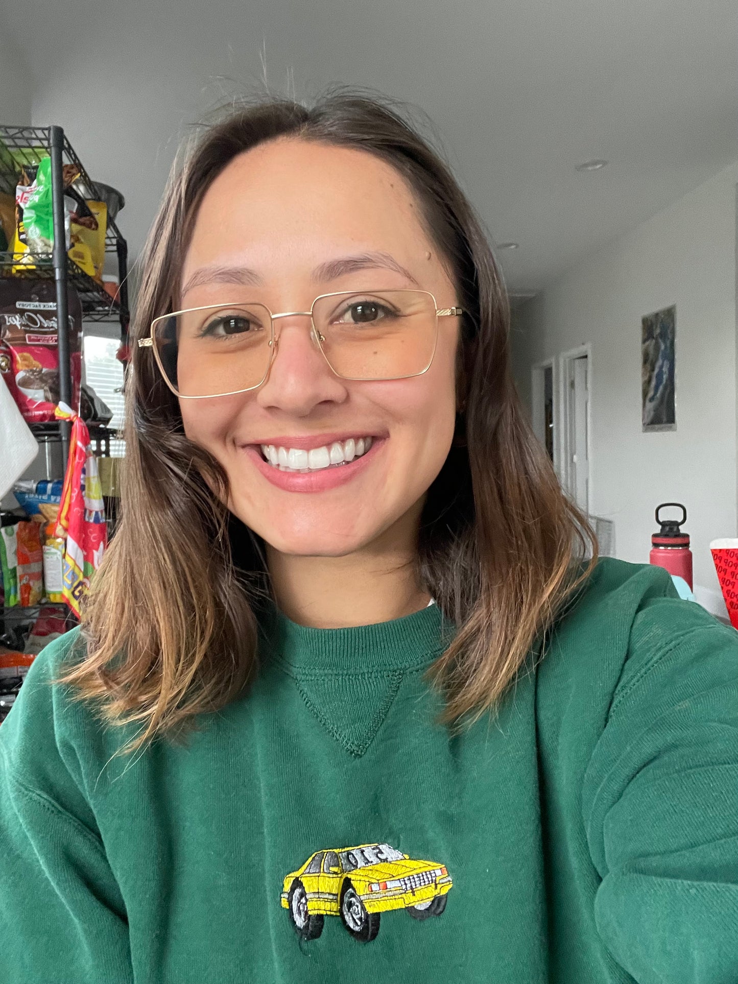 Scraper Car | Green Crewneck