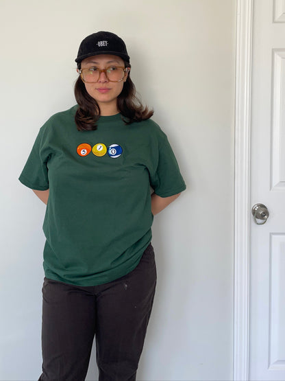 510 Pool Balls | Green Unisex T-Shirt