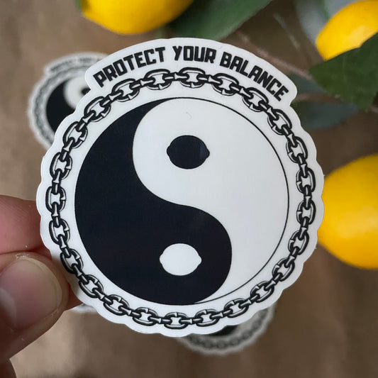 Protect Your Balance | Sticker