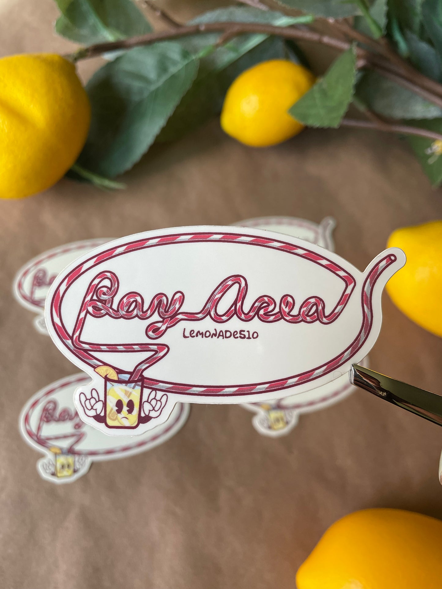 Bay Area Krazy Straw | Sticker – Lemonade51o