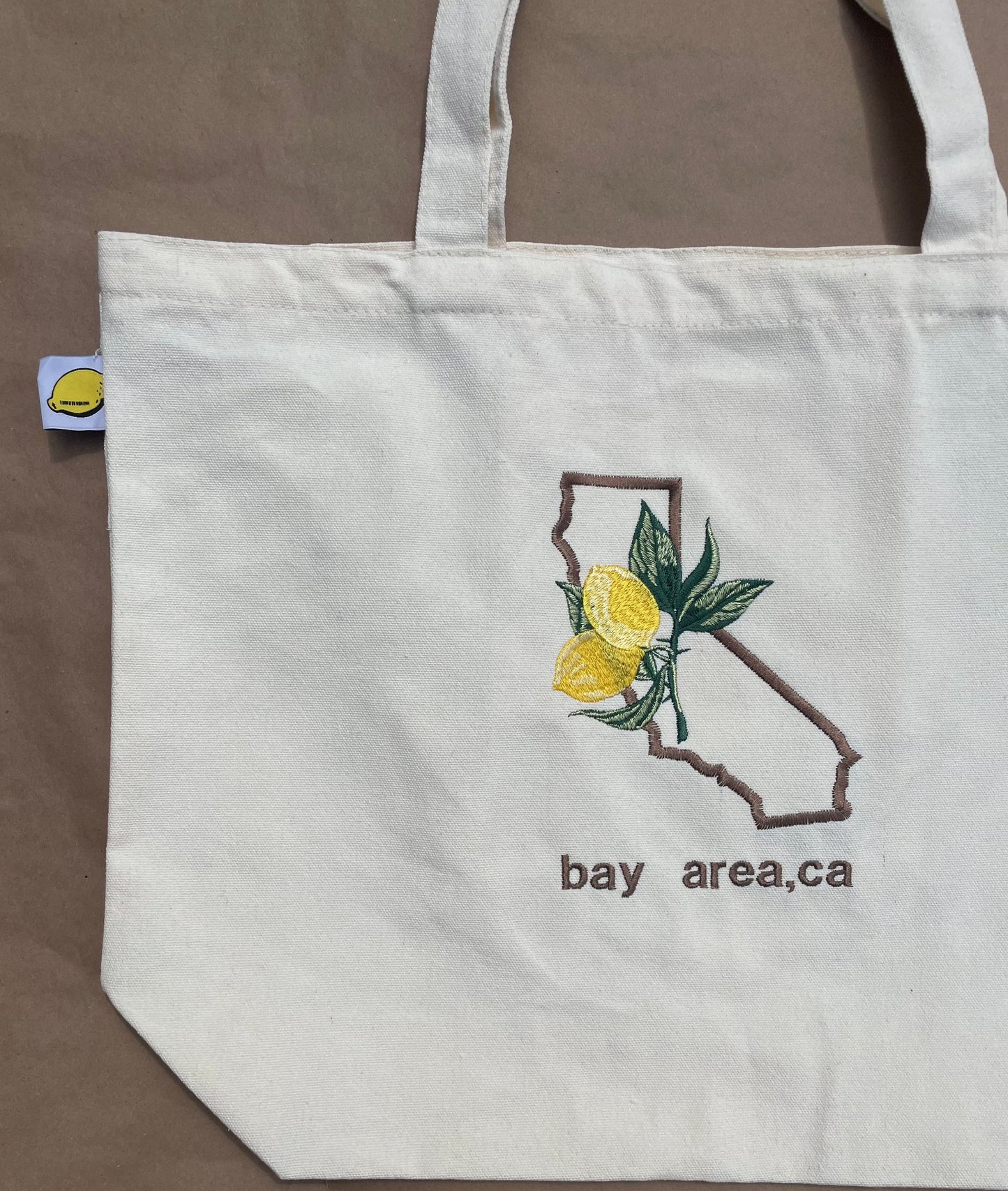 Bay Area, California | Large Creme Tote Bag