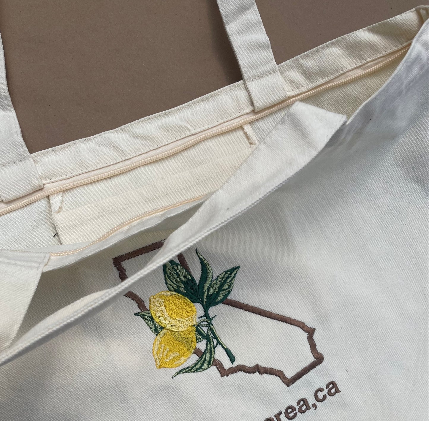 Bay Area, California | Large Creme Tote Bag
