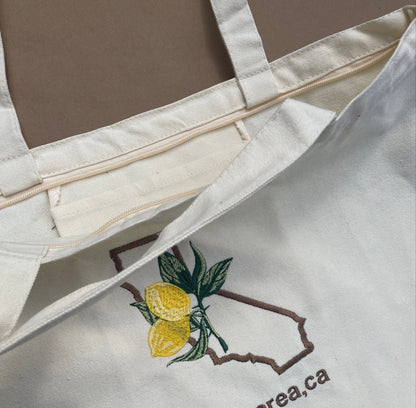 Bay Area, California | Large Creme Tote Bag