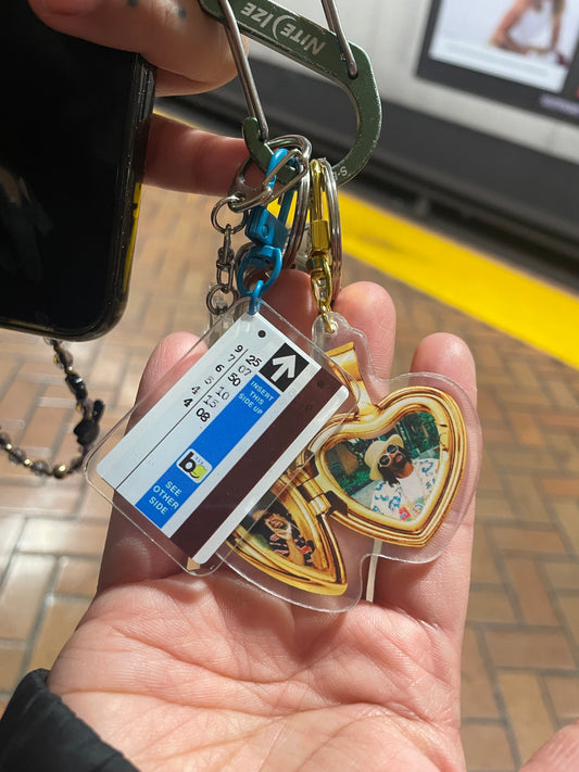 BART Paper Ticket |  Key Chain