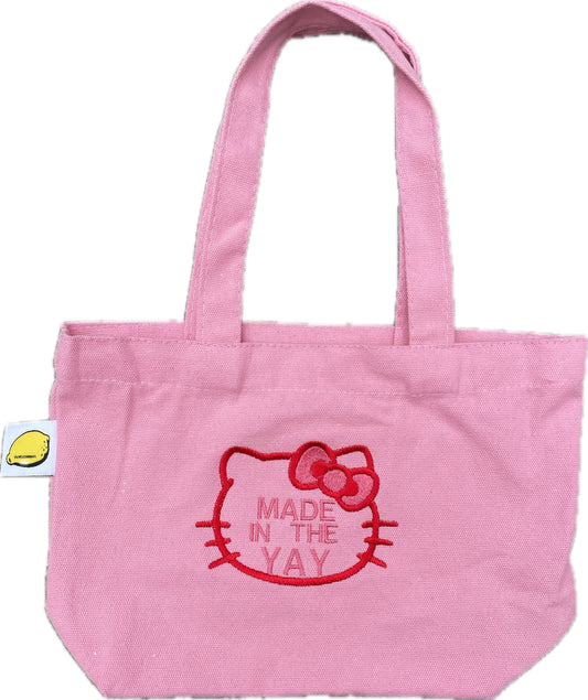 HK Made In The Yay Mini Pink Tote (Red/Pink)