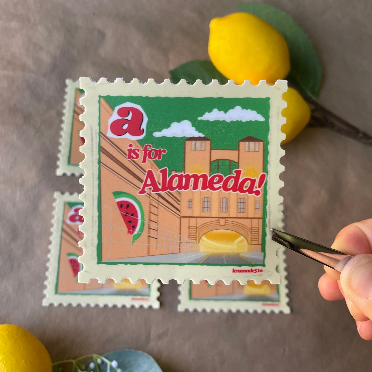 A is for Alameda | Sticker