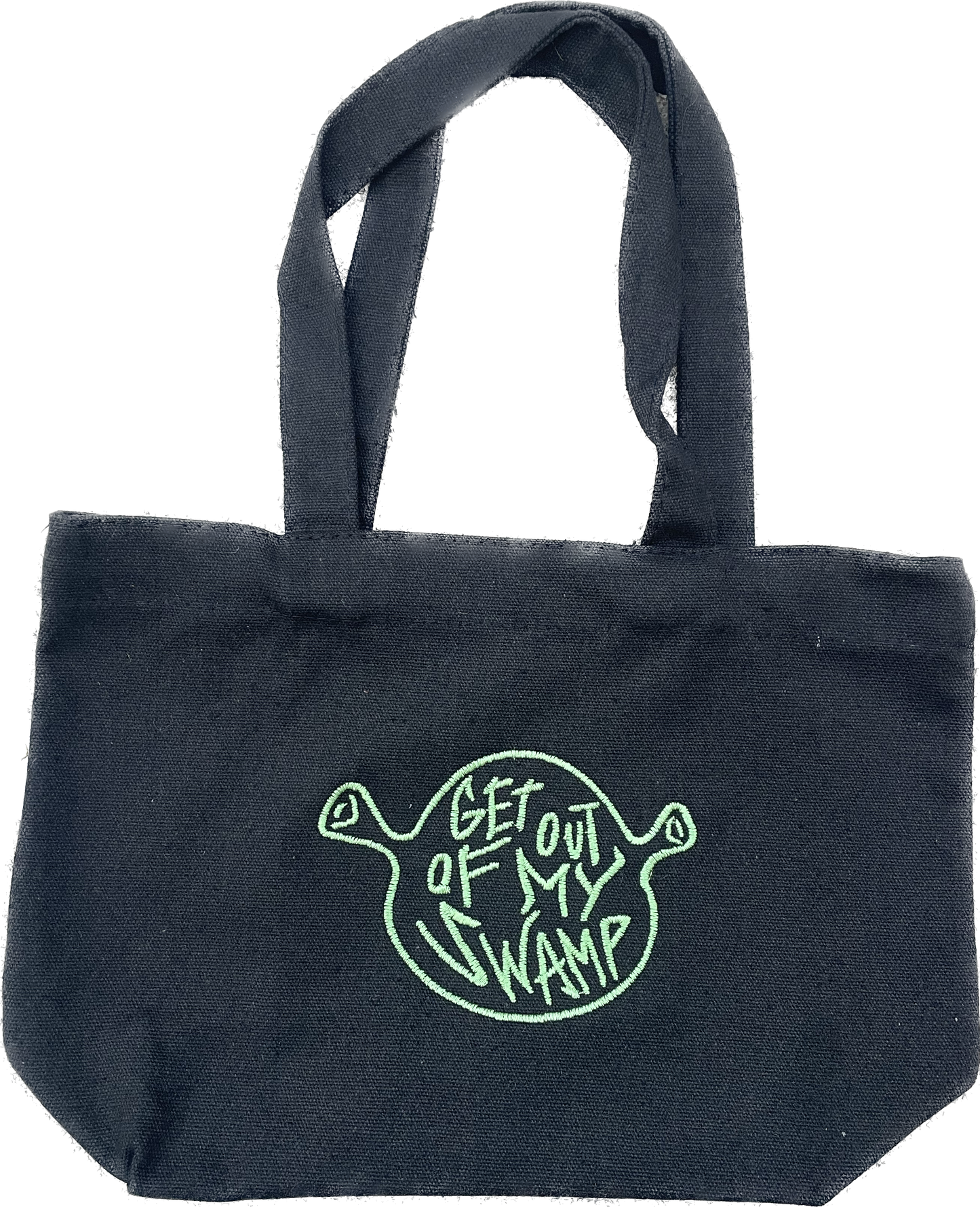 Get Out Of My Swamp Mini Black Tote