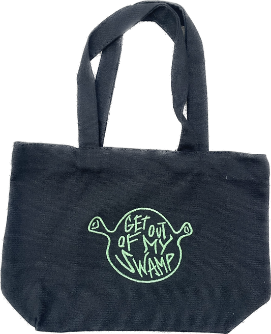 Get Out Of My Swamp Mini Black Tote