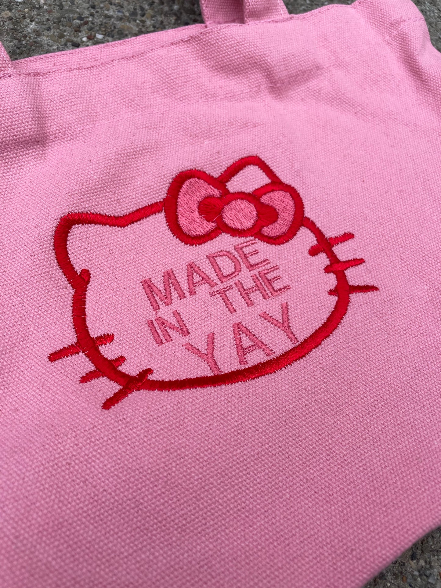 HK Made In The Yay Mini Pink Tote (Red/Pink)