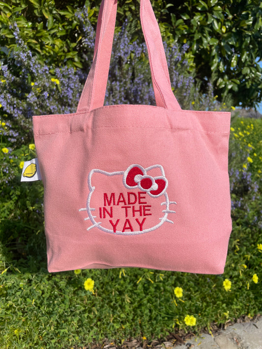 HK Made In The Yay | Mini Pink Tote