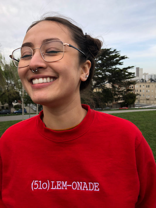 (51o) LEM-ONADE | Red Crewneck