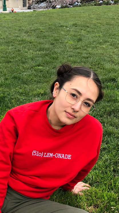(51o) LEM-ONADE | Red Crewneck