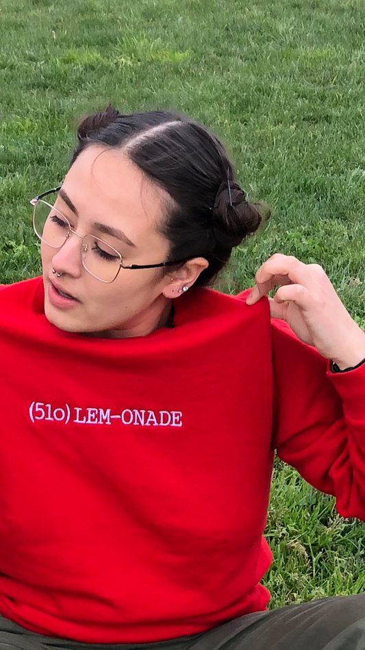 (51o) LEM-ONADE | Red Crewneck