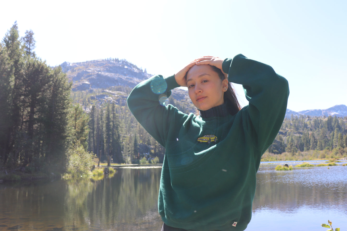 Scraper Car | Green Crewneck