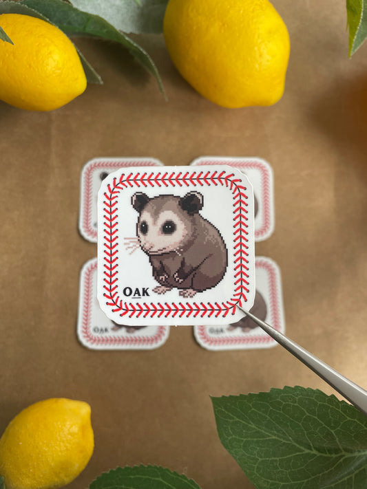 Scrappy The Rally Possum | Sticker